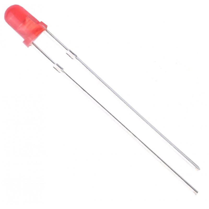 LED 3mm RED مات