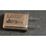 Crystal 6.0000 Mhz HC49/U Valvo