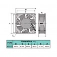 FAN 12V 6x6x1.5