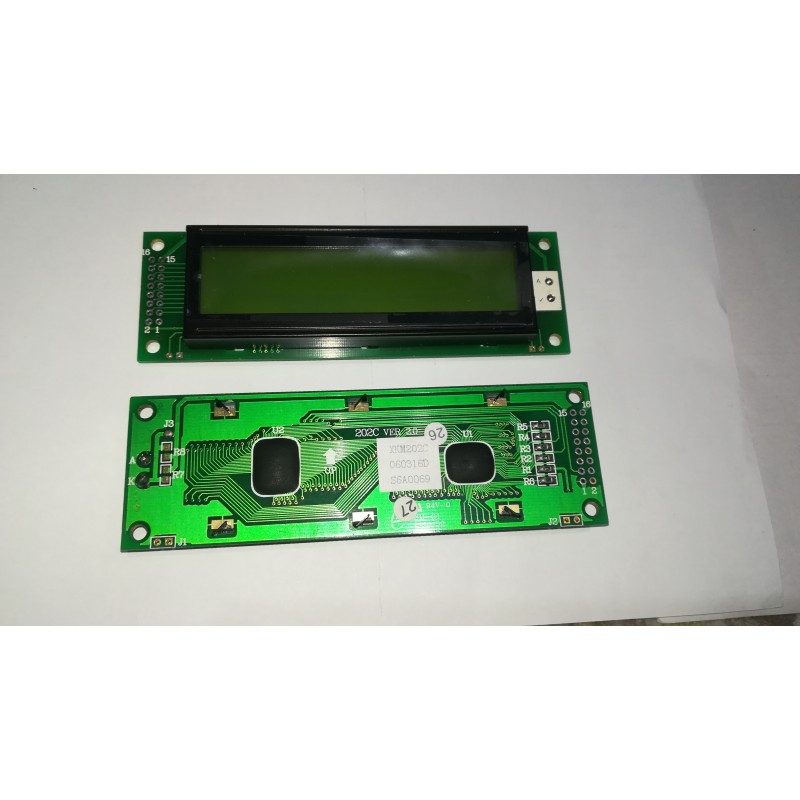 LCD2*20سبز XKM202C