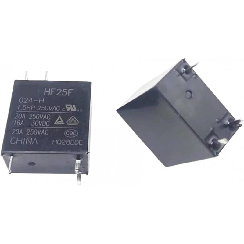 رله شاخک دار HONGA HF25F-24-H 24V-3PIN-16A 