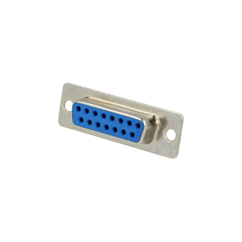 D-Sub   15 pin female  solder 