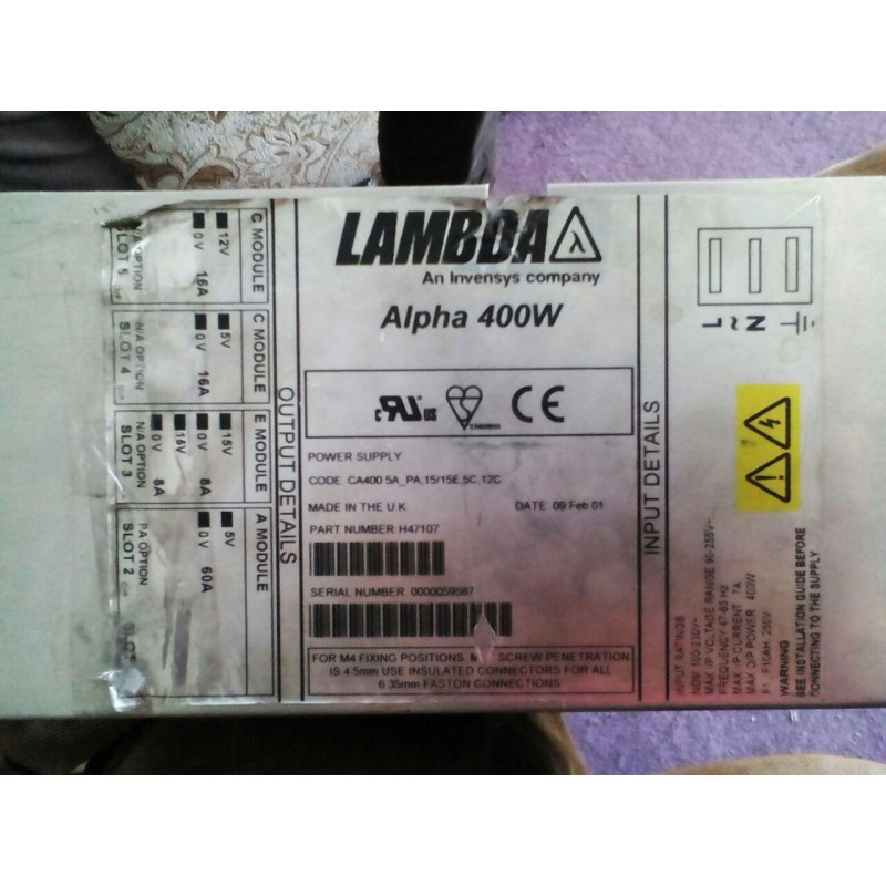 منبع تغذیه LAMBDA ALPHA 400W