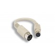 5Pin DIN Female to Mini 6 Pin DIN Male Adapter Cable