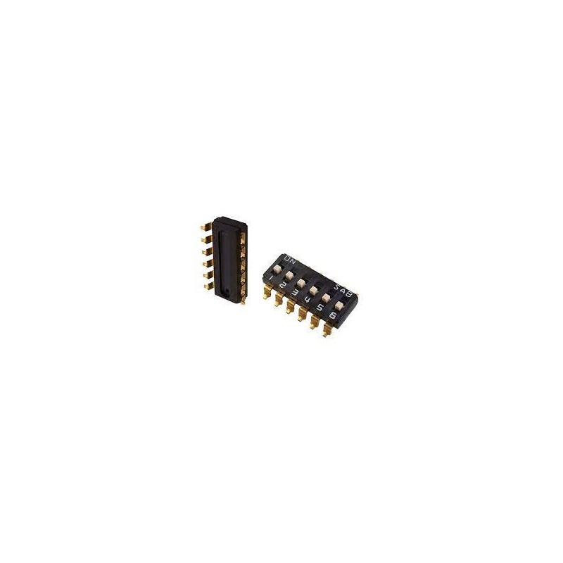 DIP SWITCH 6 WAY SMD