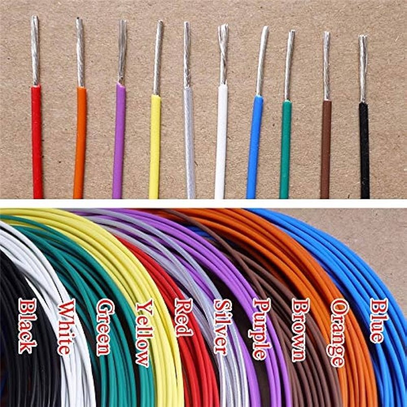 سیم نسوز AWG24 زرد