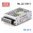 منبع تغذیه سوییچینگ مدل MEANWELL RS-25-5