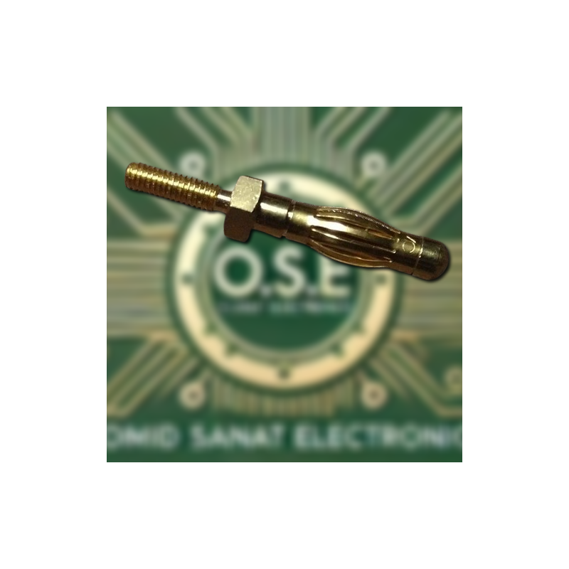 هسته فلزی کانکتور بنانا 4mm (Banana Plug Core 4mm)