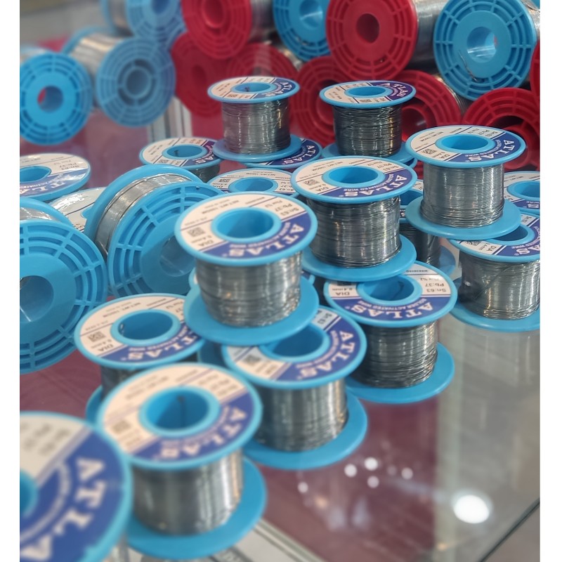 پک بیست عددی با 10% تخفیف  سیم لحیم 50 گرمی اطلس درجه یک