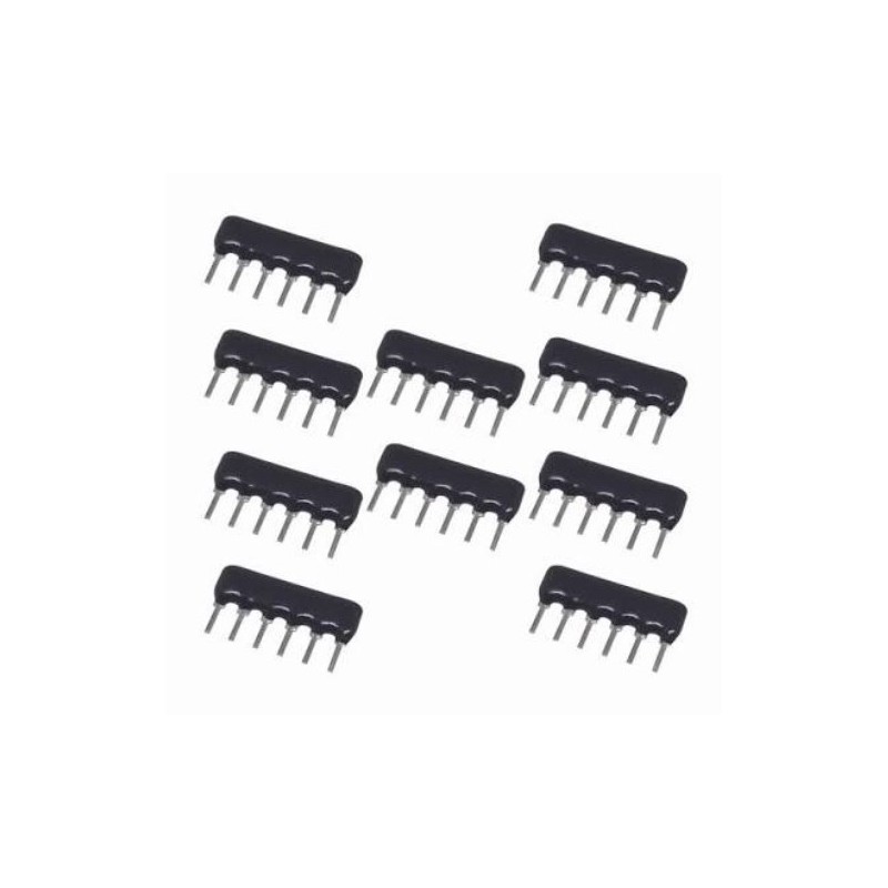 array330-6pin-SIP 330 ohm