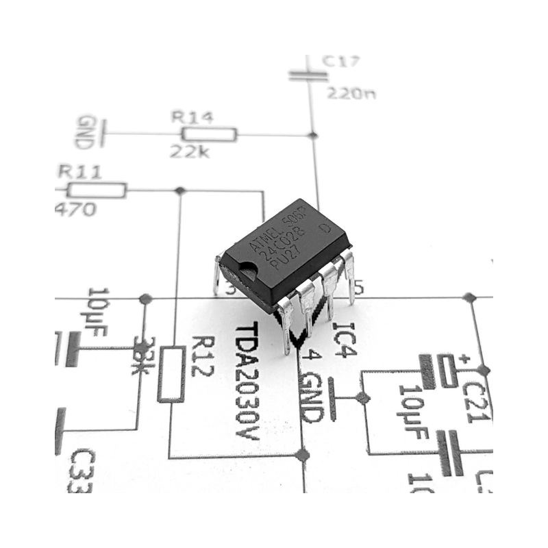 آی سی حافظه EEPROM سریال 24C02