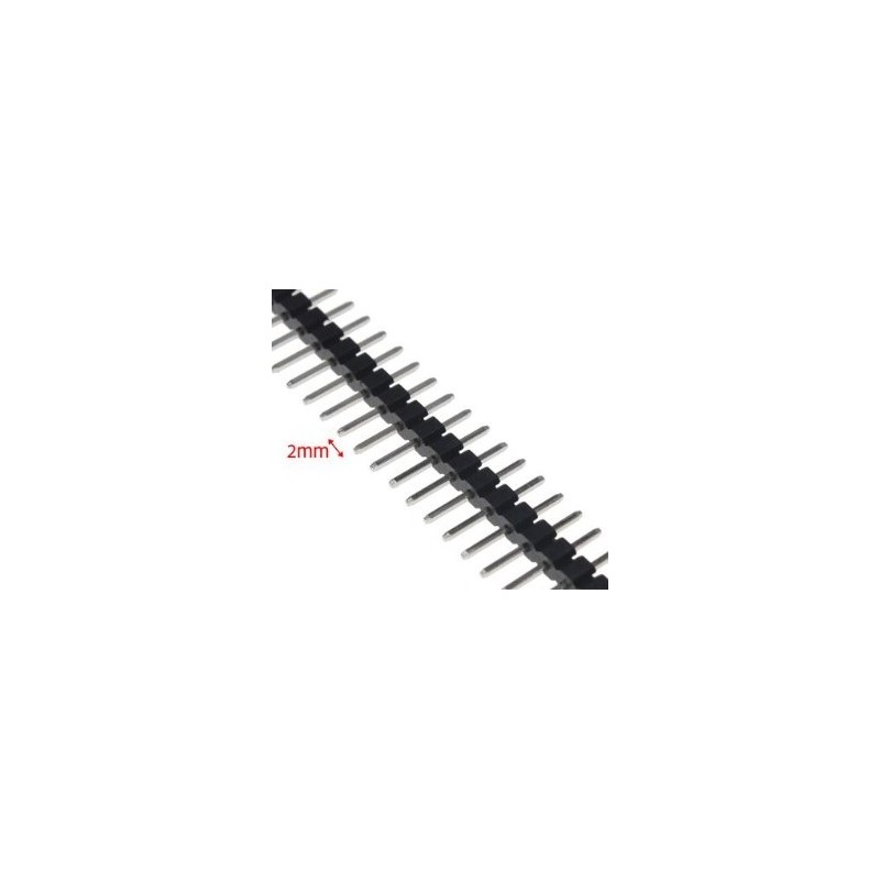 Header-pin 1x40 2mm Straight Length-9mm
