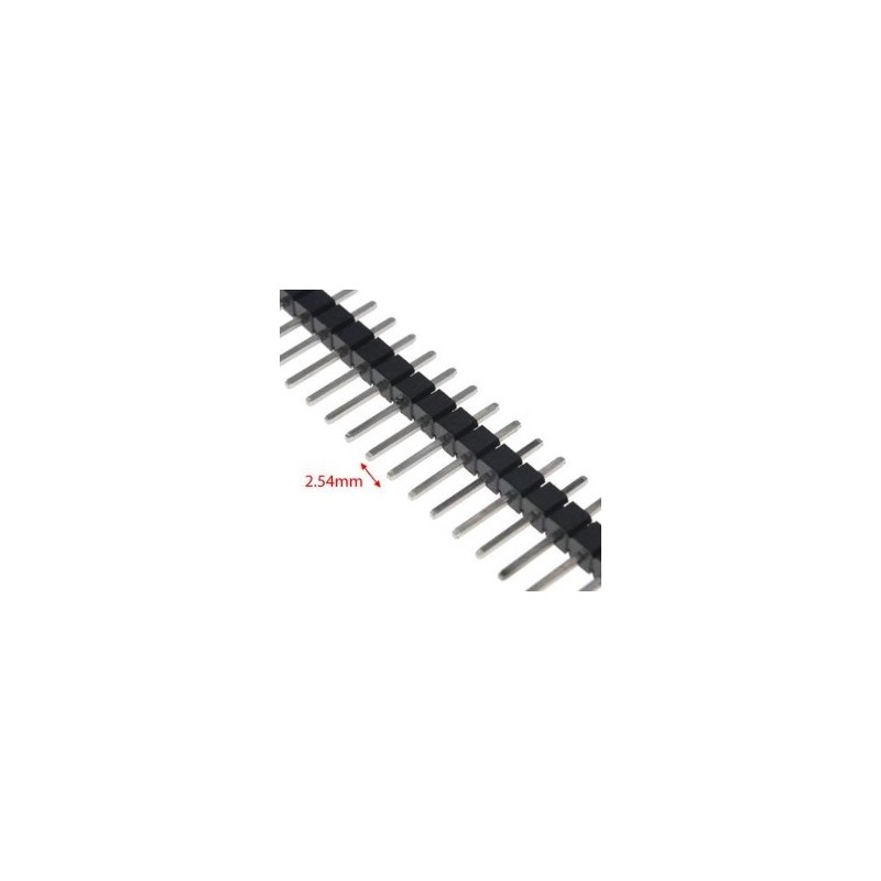 Header-pin 1x40 2.54mm Straight Length-20mm