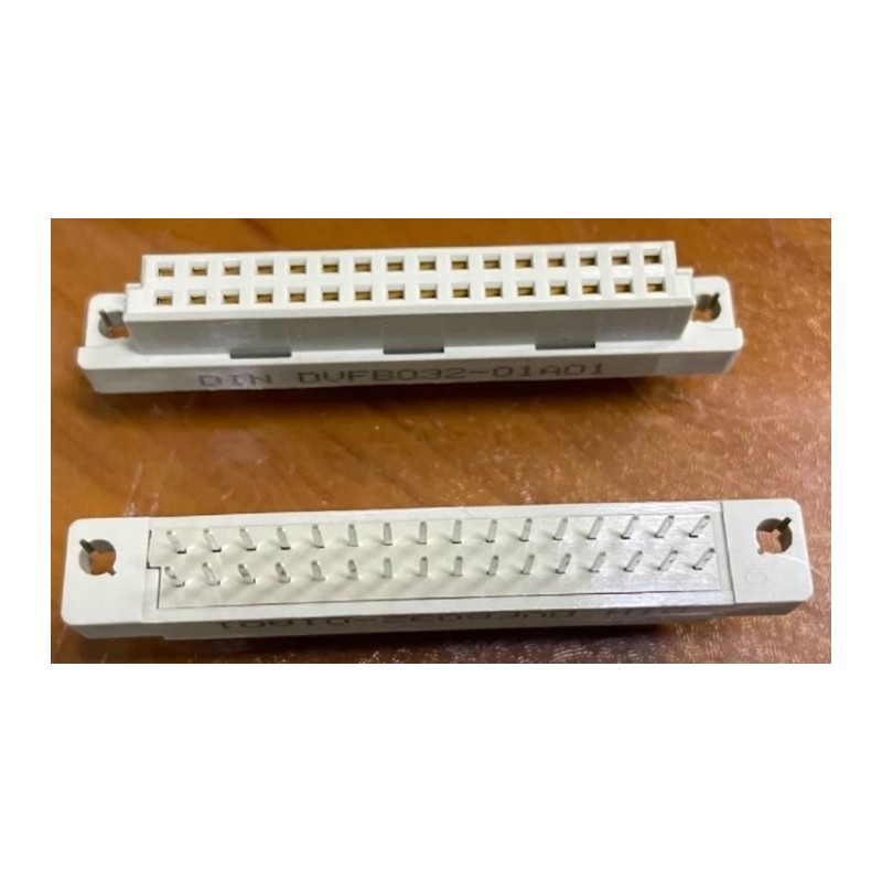 DIN2x16-Female-Straight-AB Connector