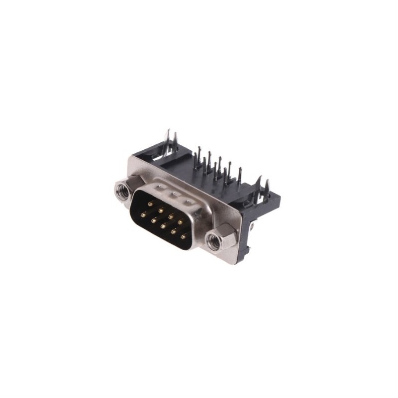 DB-9 Male Connector Right Angle on PCB