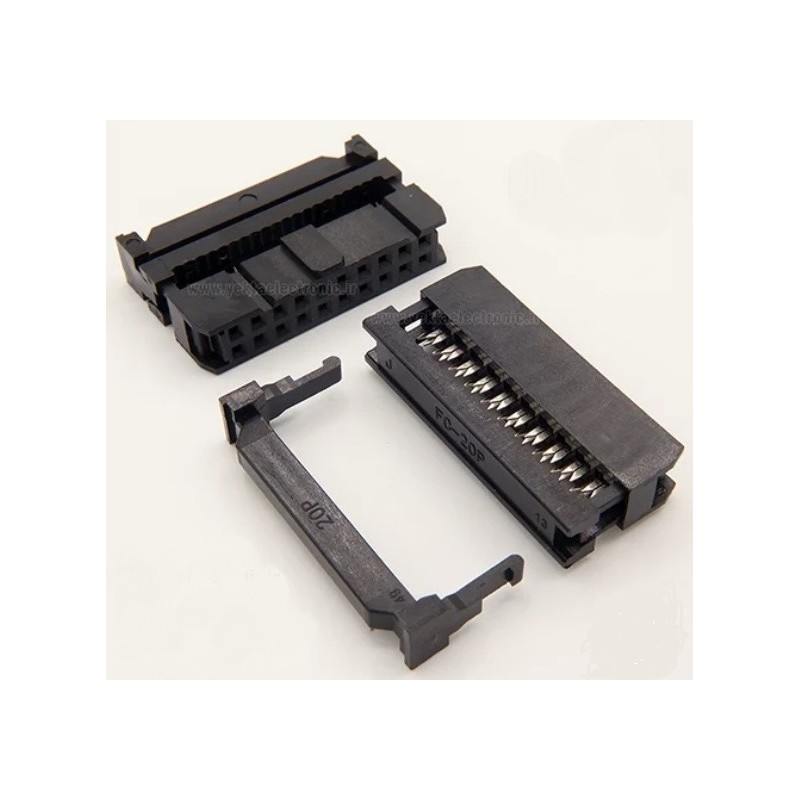 IDC-20pin Female 2.54mm کابلی
