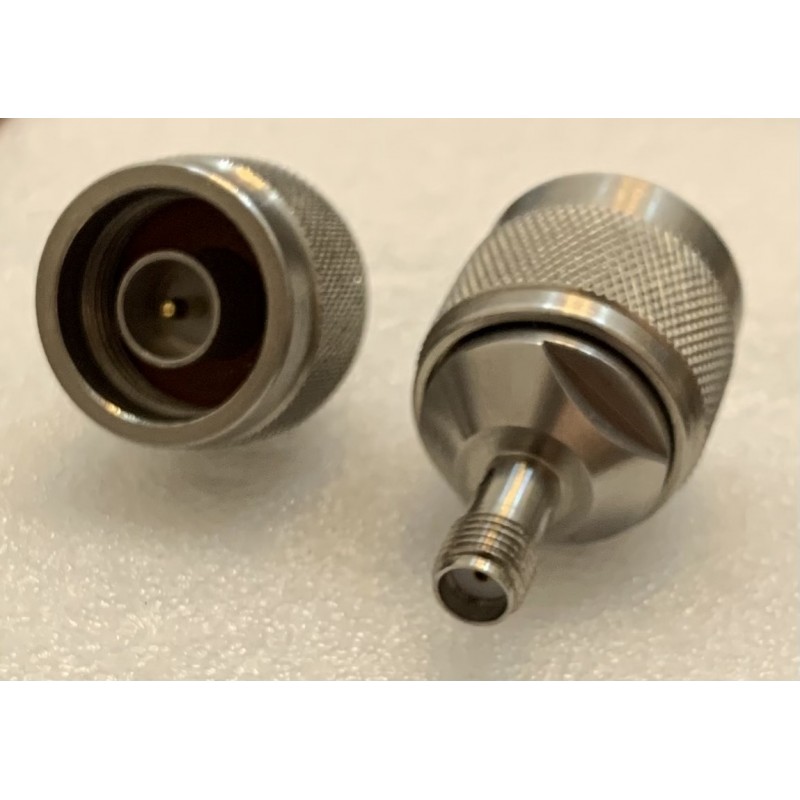 Type-N-Male to SMA-Female Connector