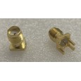 Female SMA Vertical on Edge of 1.2mm PCB