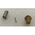Female Panel Mount SMA Straight RG-058