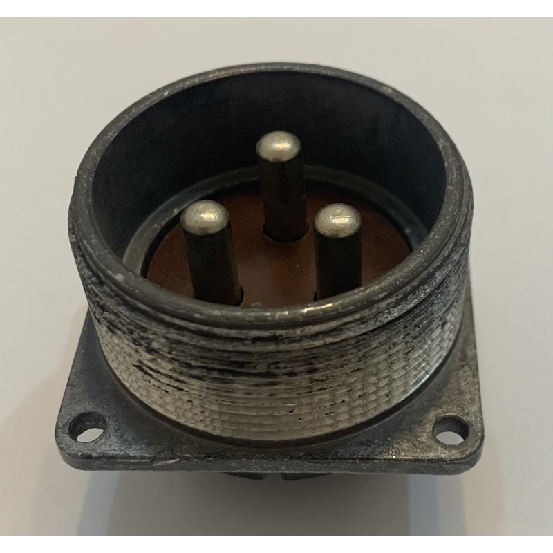 Russian 45mm Circular Connector Flange Male 3-pin