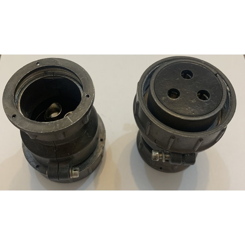 Russian 45mm Circular Connector Cable Female 3-pin