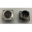 Russian 20mm Circular Connector Flange Male 4-pin