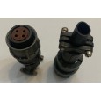 Russian 20mm Circular Connector Cable Female 4-pin