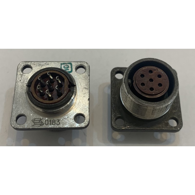 Russian 20mm Circular Connector Flange Female 7-pin