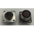 Russian 20mm Circular Connector Flange Female 7-pin