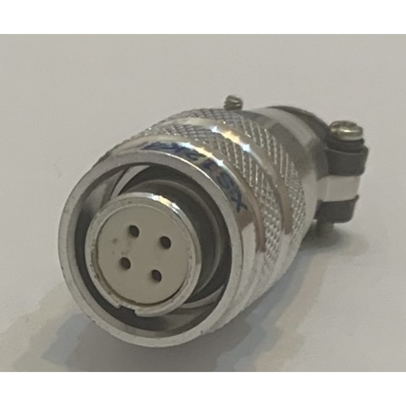 کابلی قفلی Push/Pull XS12K4P مادگی بدنه آلومینیومی 4 پین