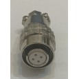 کابلی قفلی Push/Pull XS12K4P مادگی بدنه استیل 4 پین